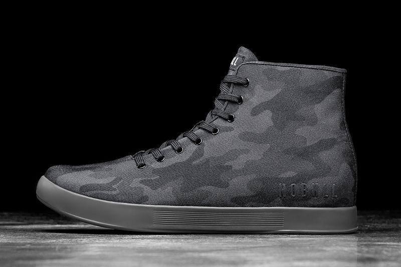 Camo Nobull High-Top Night Camo Canvas Men\'s Trainers | CA X1511Y